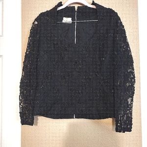 Fancy black Saks Fifth Avenue top